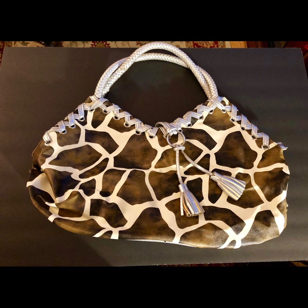 Vintage Large Giraffe Handbag